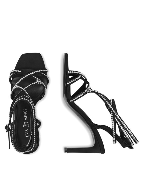 Eva Minge Sandále Eva Minge Faenza-20167-68-1 Čierna