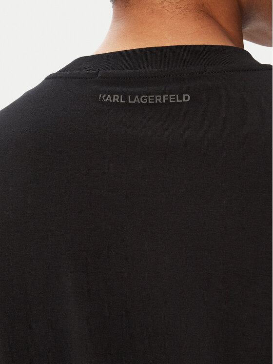 KARL LAGERFELD KARL LAGERFELD Camiseta 755045 563221 Negro Regular Fit