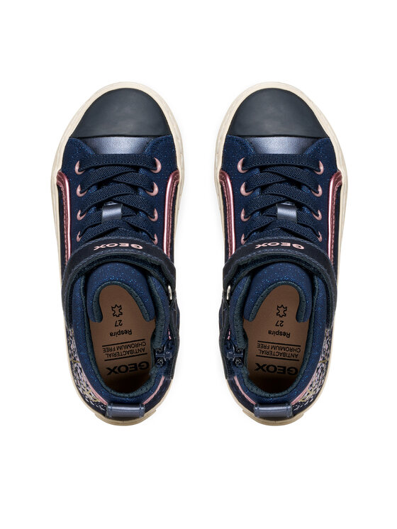 Geox Sneakersy Geox J Kalispera J744GI 0DHNF C4423 D Tmavomodrá