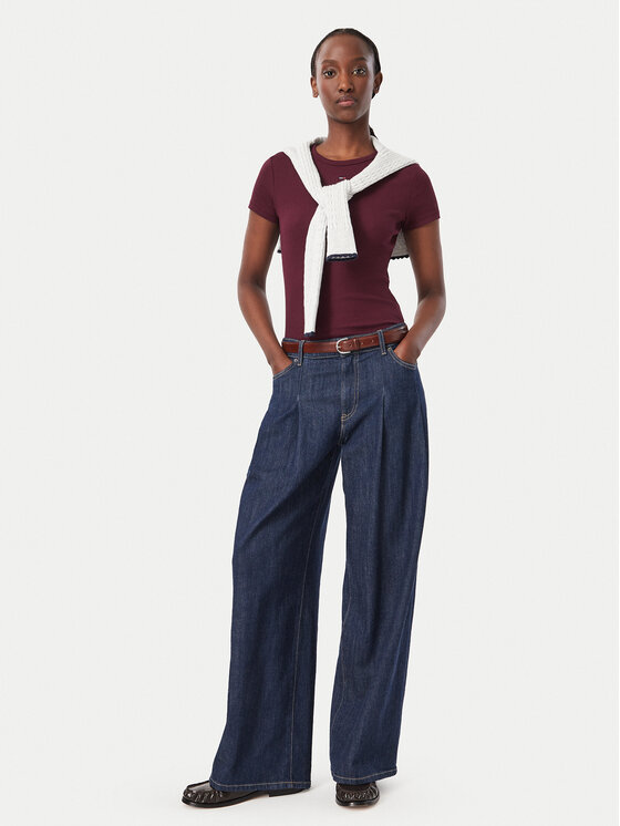 Tommy Jeans Tommy Jeans Camiseta EssentialDW0DW17383 Violeta Slim Fit