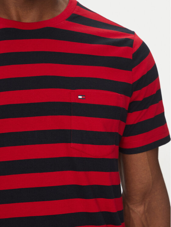 Tommy Hilfiger Tommy Hilfiger Marškinėliai Essential MW0MW37283 Raudona Regular Fit
