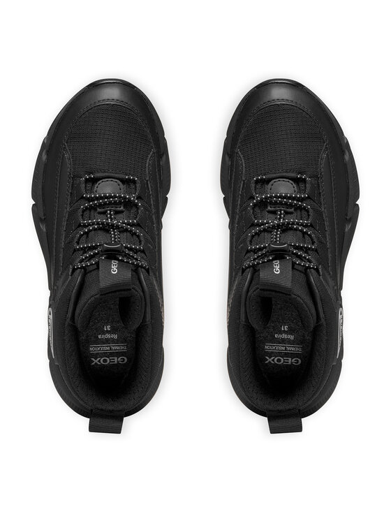 Geox Μποτίνια Geox J Flexyper Plus Boy B Abx J66LCF 0FUCE C9999 S Μαύρο