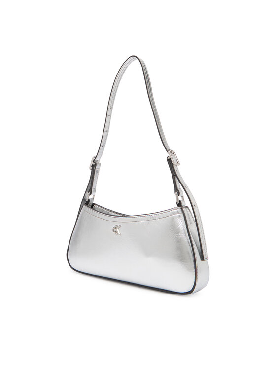 Calvin Klein Bolso Calvin Klein Ck Metallic Small Shoulder Bag LV04F3304G Plata