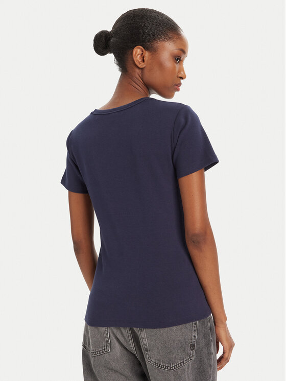 HUGO HUGO Camiseta Deloris 50512002 Azul marino Regular Fit