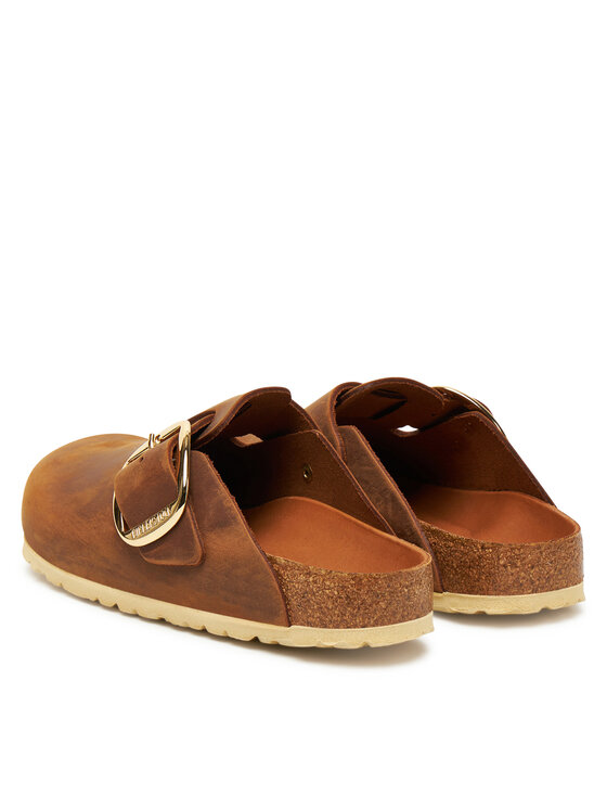 Birkenstock Шльопанці Birkenstock Boston Big Buckle Hex 1030446 Коричневий