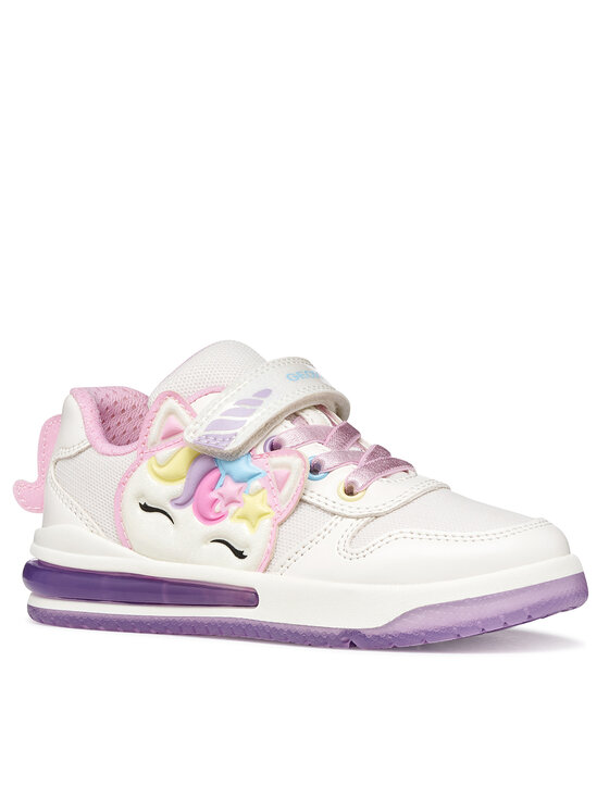 Geox Laisvalaikio batai Geox J Sketlite Girl J65NWB 0EWBC C0406 D Balta