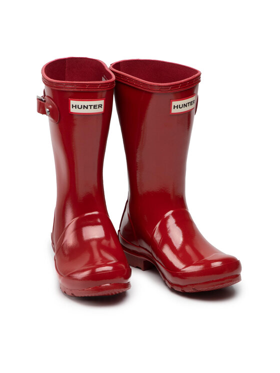 Hunter Гумові чоботи Hunter Original Kids Gloss JFT6000RGL Червоний