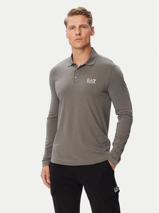 EA7 Emporio Armani EA7 Emporio Armani Polo 8NPF15 PJVQZ U8085 Gris Regular Fit