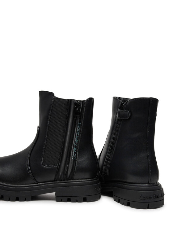 Calvin Klein Jeans Botine Calvin Klein Jeans Chelsea Boot V3A5-81019-1355 S Negru