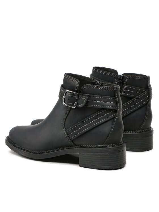 Clarks Ботильйони Clarks Maye Strap 261680754 Чорний