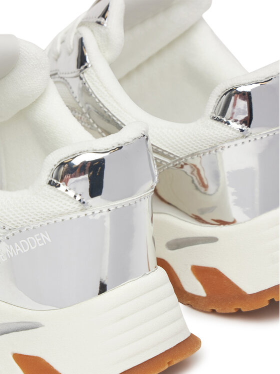 Steve Madden Sneakersy Steve Madden Sneak Peak-E SM19000129 Stříbrná