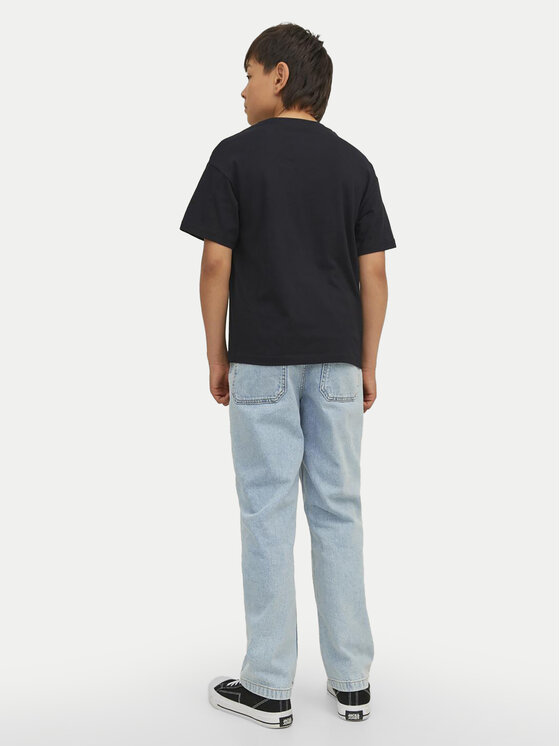 Jack & Jones Junior Jack & Jones Junior T-shirt Star 12237435 Crna Relaxed Fit