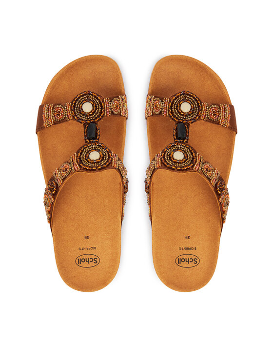 Scholl Шльопанці Scholl New Bogota MF26607 Коричневий