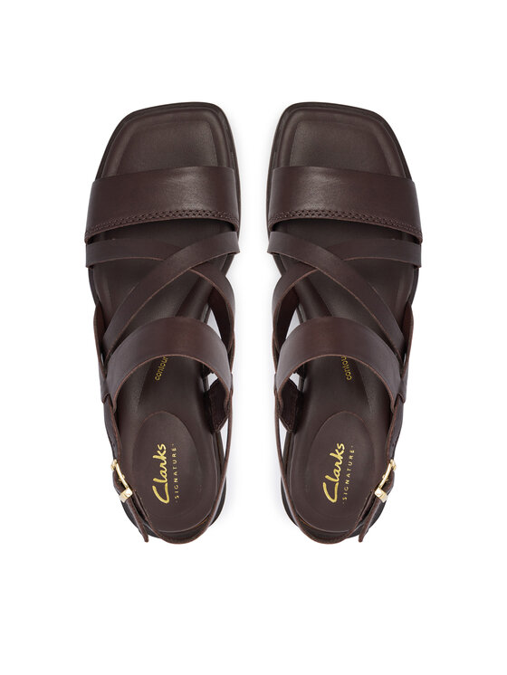Clarks Босоніжки Clarks Ariany Strap 26185801 Коричневий