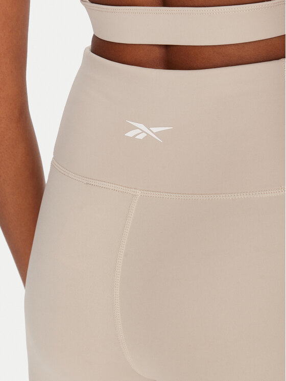 Reebok Reebok Κολάν Ποδηλασίας Reebok X Ewa Chodakowska RK25314CCW Κρεμ Slim Fit