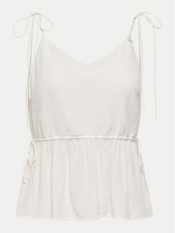 ONLY ONLY Top Nele 15370325 Blanco Regular Fit