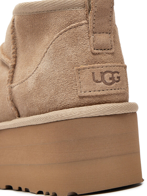 Ugg Снігоходи Ugg Classic Ultra Mini Platform 1135092 Бежевий