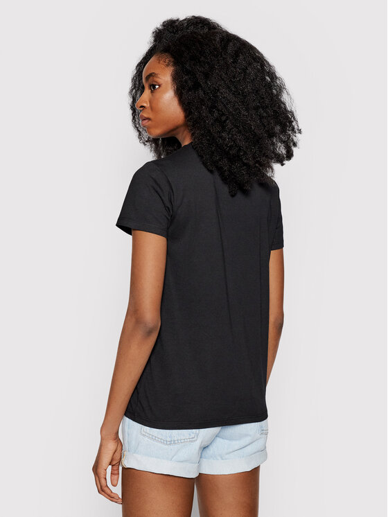 Levi's® Levi's T-Shirt Perfect Tee 39185-0008 Μαύρο Regular Fit