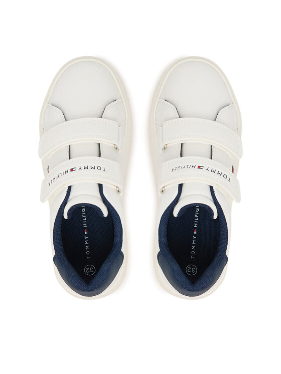 Tommy Hilfiger Tenisice Tommy Hilfiger Low Cut Velcro Sneaker T1X9-35216-1355 S Bijela