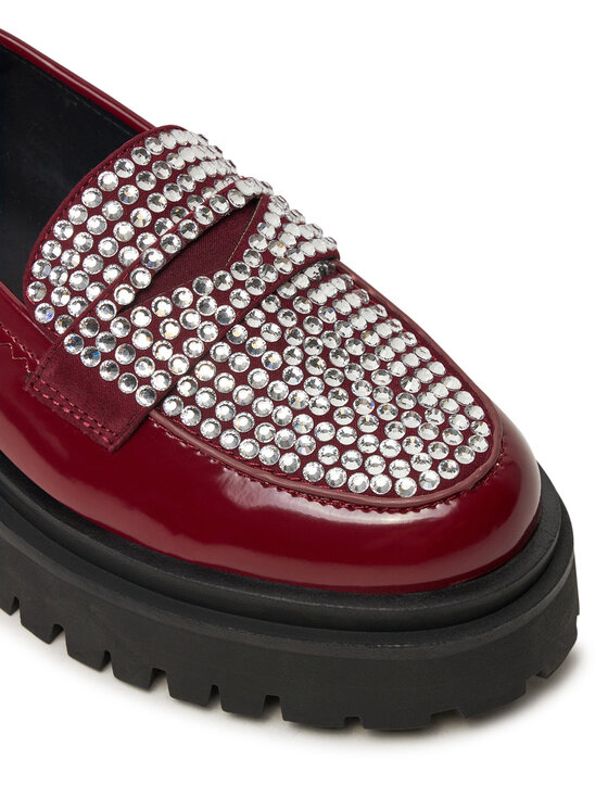Steve Madden Лофери Steve Madden Longhaul SM11003448 Бордовий