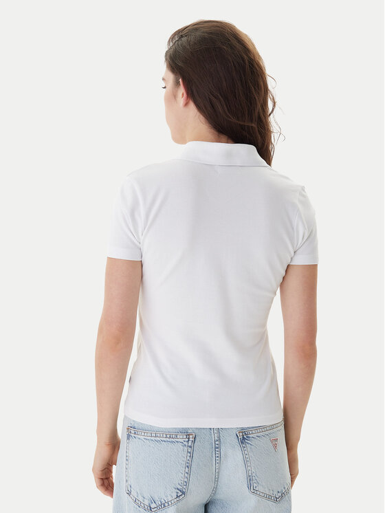 Guess Jeans Guess Jeans Polo W5GP73 KCYR1 Blanco Regular Fit