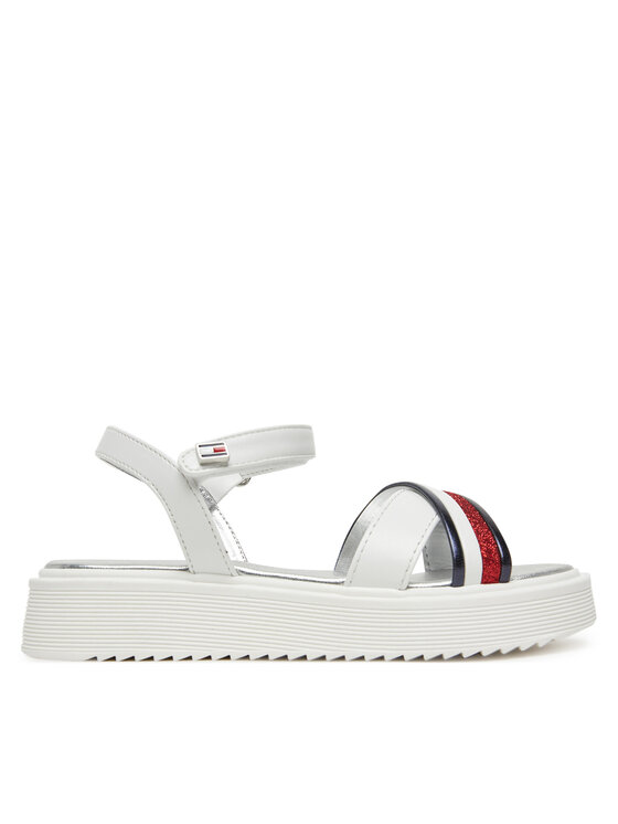 Tommy Hilfiger Sandály Tommy Hilfiger Sandal T4A2-33799-0273 Bílá
