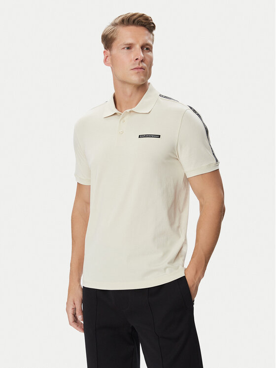 EA7 Emporio Armani EA7 Emporio Armani Polo 7M002190 AF10373 U1079 Crema Regular Fit