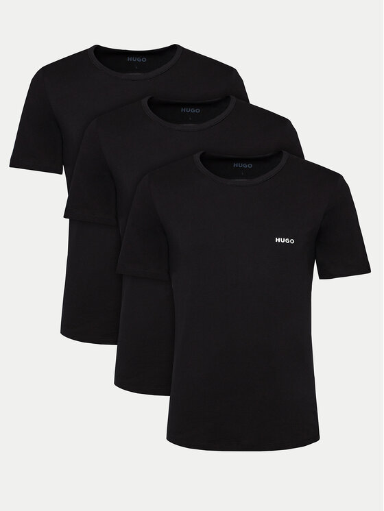 HUGO HUGO Póló szett 50480088 Fekete Regular Fit
