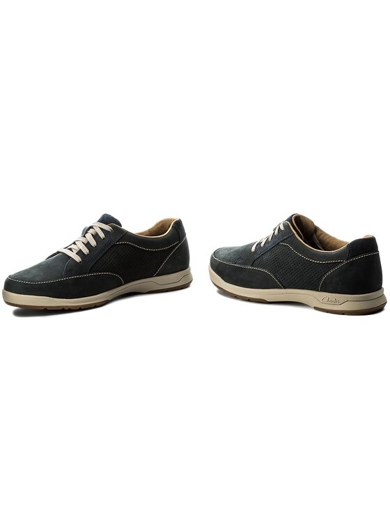 Clarks Nizki čevlji Clarks Stafford Park5 203532167 Mornarsko modra