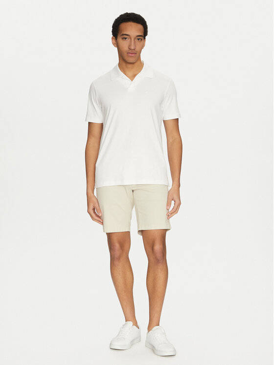 Calvin Klein Calvin Klein Polo majica K10K114133 Bela Regular Fit