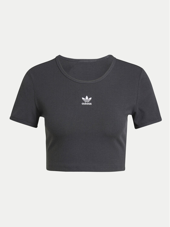 adidas adidas Футболка Essentials IY9664 Чорний Slim Fit
