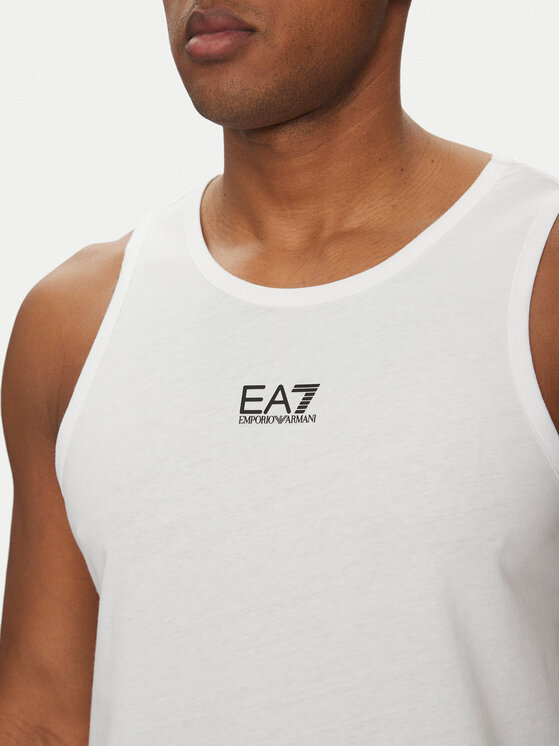 EA7 Emporio Armani EA7 Emporio Armani Майка 7M000295 AF10375 U0002 Білий Regular Fit