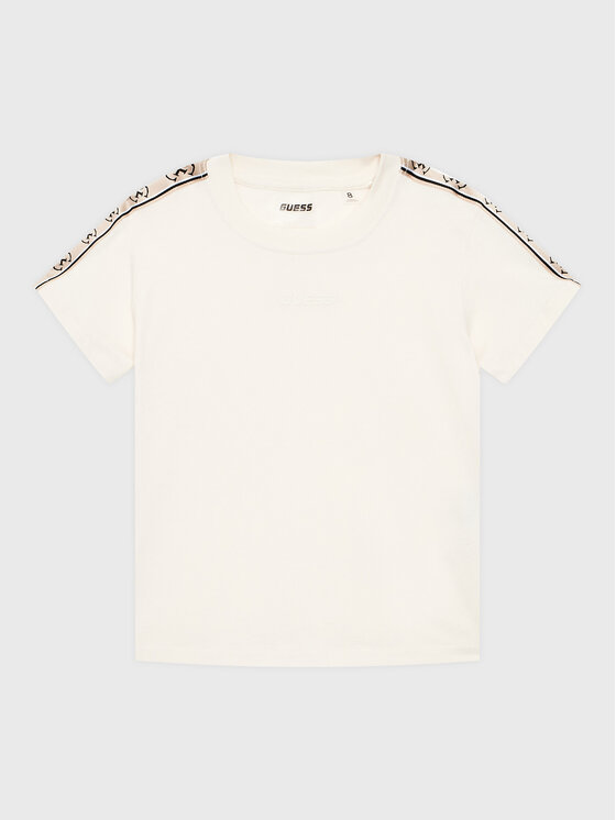 Guess Guess Camiseta J3RI47 I3Z14 Écru Regular Fit