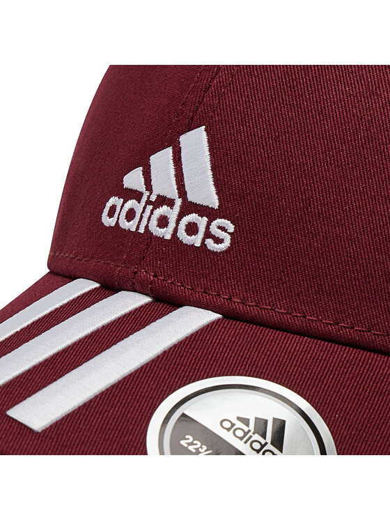 adidas Kapa s šiltom adidas Bball 3S Cap Ct HD7237 Bordo rdeča