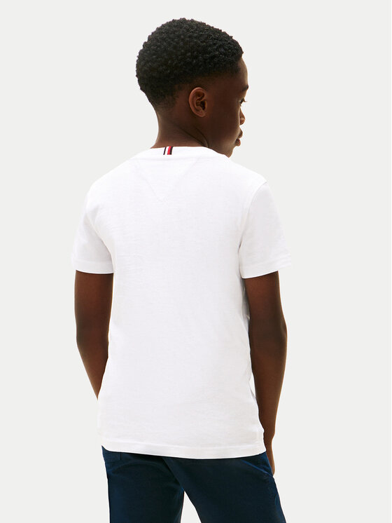 Tommy Hilfiger Tommy Hilfiger Camiseta Monotype Print KB0KB10051 D Blanco Regular Fit