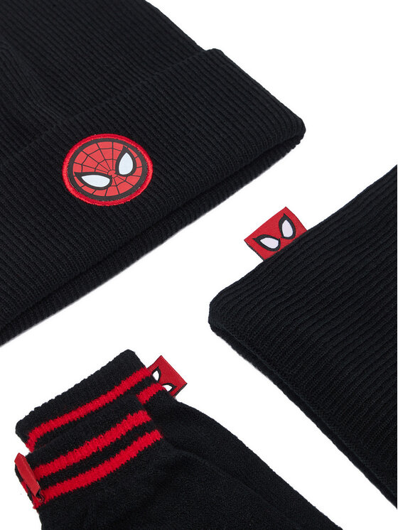 Spiderman Completo cappello, scaldacollo e guanti Spiderman CEO-ACCCS-AW26-309SPRMV Nero