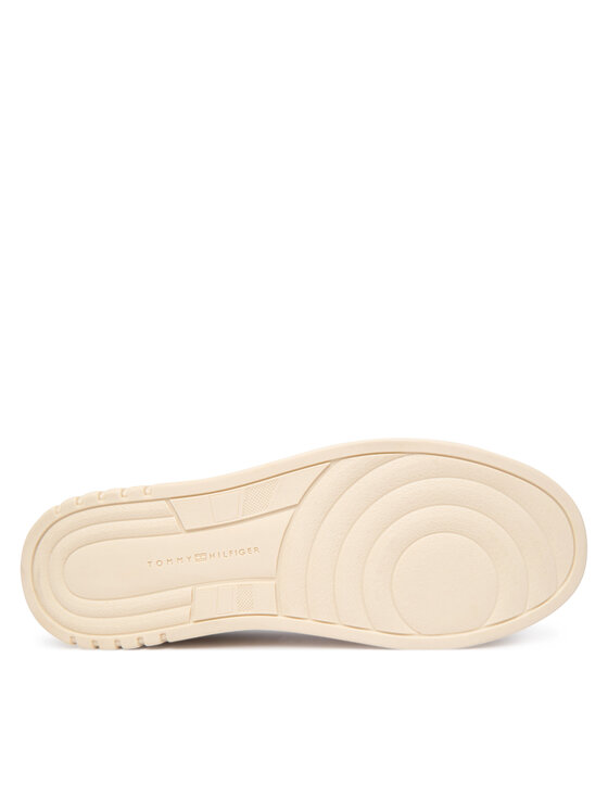 Tommy Hilfiger Superge Tommy Hilfiger Th Sporty Cupsole Tumbled Ltr FW0FW09024 Bež