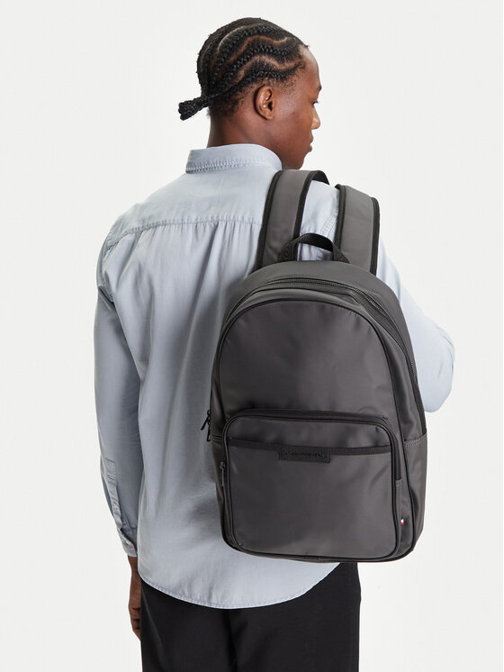 Tommy Hilfiger Zaino Tommy Hilfiger Th Repreve Backpack AM0AM13464 Grigio