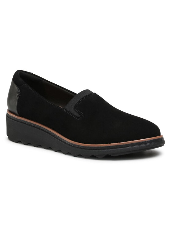 Clarks Туфлі Clarks Sharon Dolly 261558194 Чорний