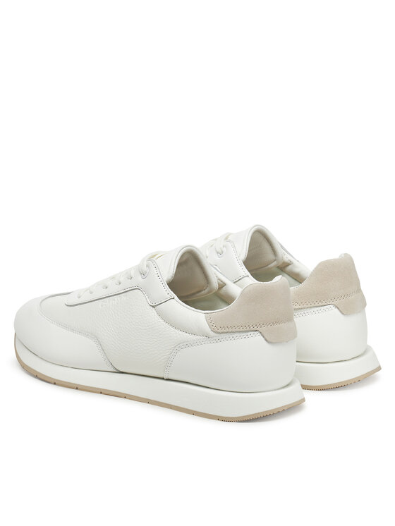 Calvin Klein Sneakersy Calvin Klein Low Top Lace Up Tmbl Lth HM0HM01804 Biały