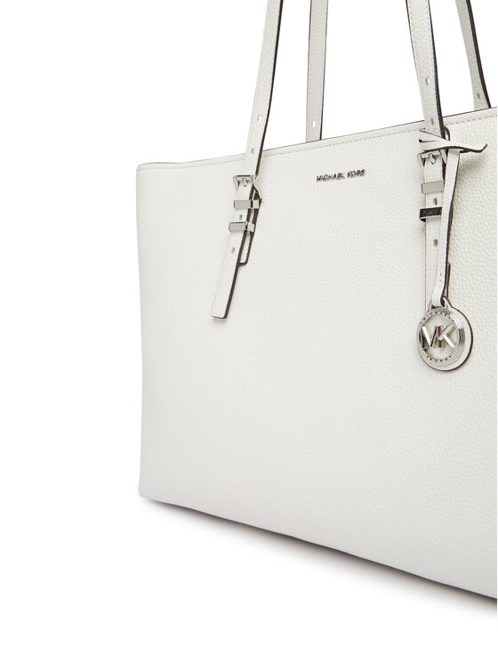 MICHAEL Michael Kors Ročna torba MICHAEL Michael Kors Quinn 30T5SQNT9L Bela