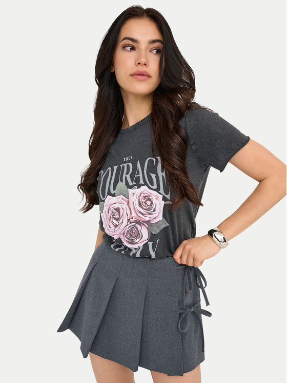 ONLY ONLY Camiseta Lucy 15215721 Negro Regular Fit