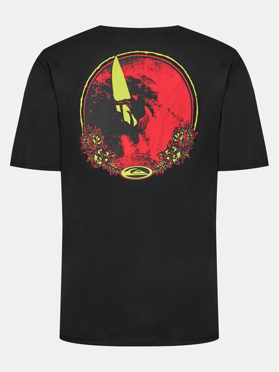 Quiksilver Quiksilver T-shirt Tc Snap EQYZT07672 Crna Regular Fit