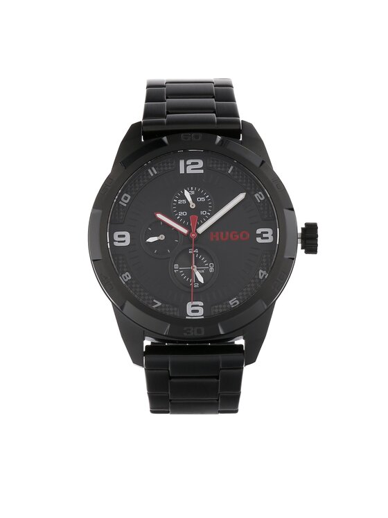 HUGO Годинник HUGO Grip 1530279 Чорний