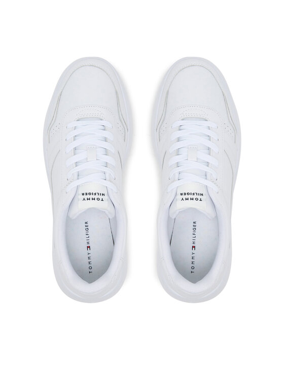 Tommy Hilfiger Laisvalaikio batai Tommy Hilfiger Modern Lightcup FM0FM05529 Balta
