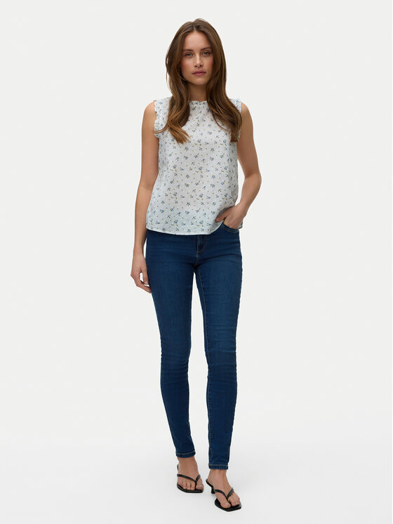 Vero Moda Vero Moda Top Trine 10342734 Blanco Regular Fit