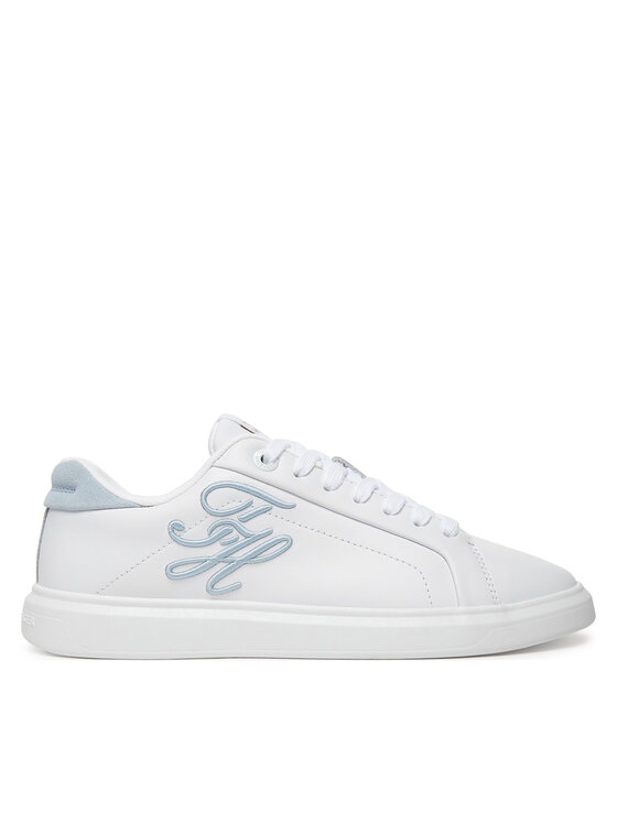Tommy Hilfiger Sneakers Tommy Hilfiger Th Icon Court Script FW0FW09363 Alb