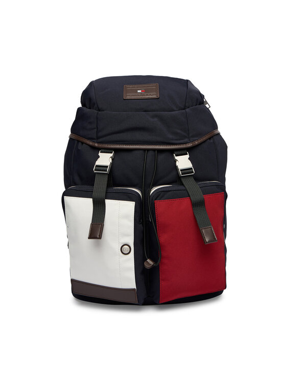 Tommy Hilfiger Rucsac Tommy Hilfiger Th Casual Flag Backpack AM0AM14143 Bleumarin