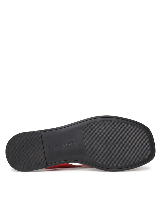 Tommy Hilfiger Sandali Tommy Hilfiger Color Block Thong Flat Sandal FW0FW08883 Oranžna