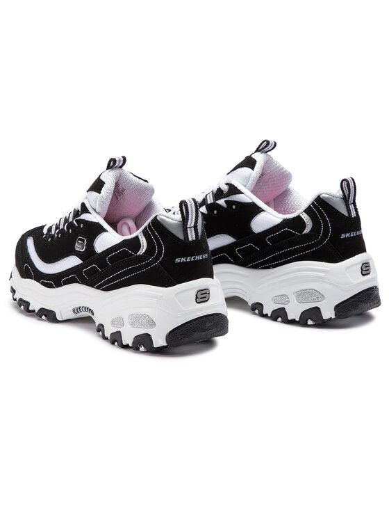 Skechers Sneakersy Skechers D'lites Biggest Fan 11930/BKW Čierna
